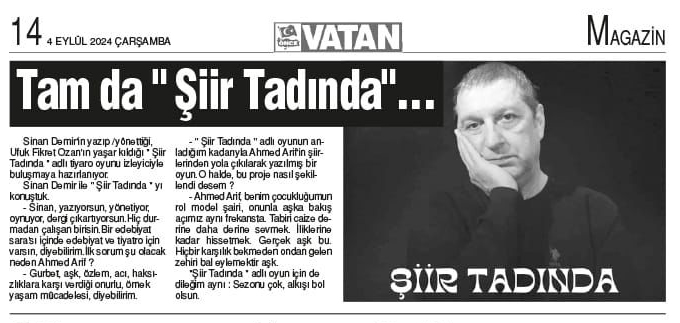 Tam da "Şiir Tadında"...