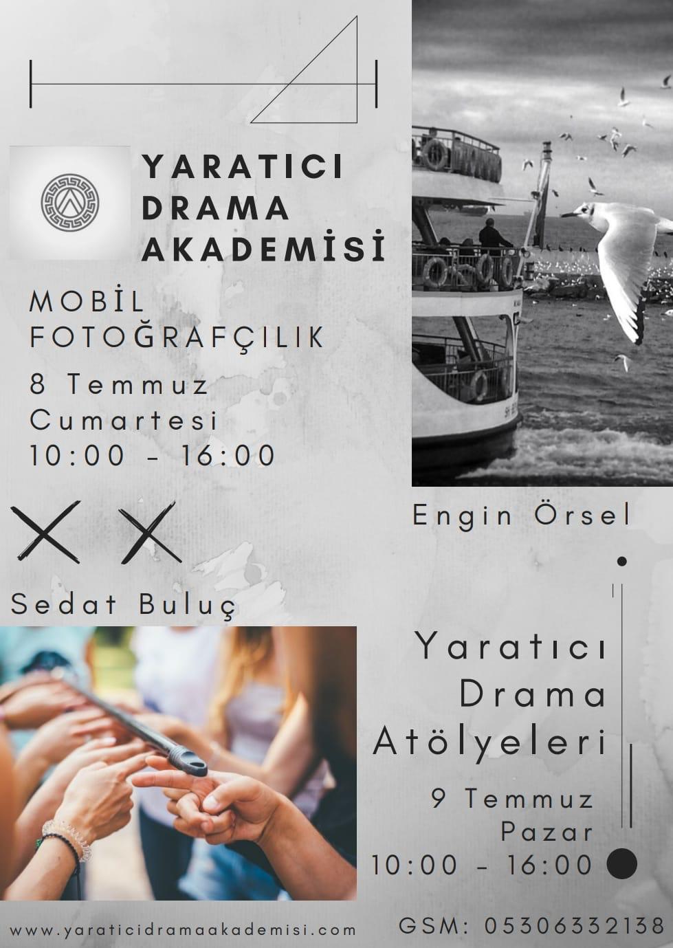 Yaz dönemi atölye çalışmalarımız başlıyor, her hafta iki farklı atölye çalışması